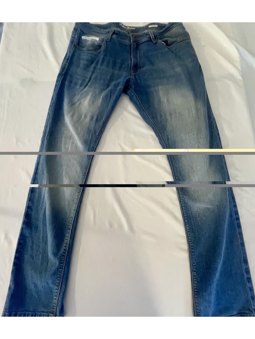 Pepe Jeans 'Pepe 73' Vintage Light Wash Straight Leg Jeans